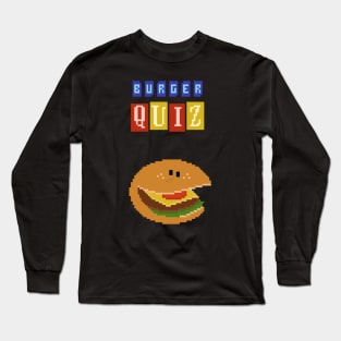 Burgy, le sandwich 8bit Long Sleeve T-Shirt